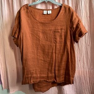 EUC Artisan NY Linen Top